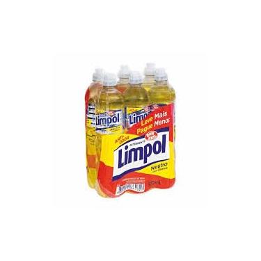 Imagem de 6 Limpol Detergente liquido Neutro 500ml - 6unidades