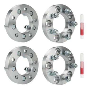Imagem de ZonCar Espaçadores de roda Grand Caravan de 5 x 5 a 12 x 4,5, adaptadores de roda de 2,5 cm M12 x 1,5 cm, adequado para viagem urbana e campestre Pacifica Caprice Routan C/V Impala, 87,1 mm, 4 peças