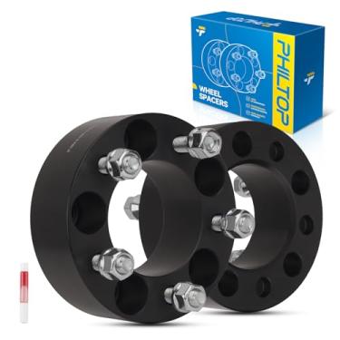 Imagem de PHILTOP Espaçadores de roda 5 x 4,5, espaçador de roda de 5 cm adequado para LS400, ES330, NX300h, RAV-4, RX300, SC400, Tacoma, Venza, xB, IS300, Avalon, Camry, M12 x 1,5 espaçadores de roda