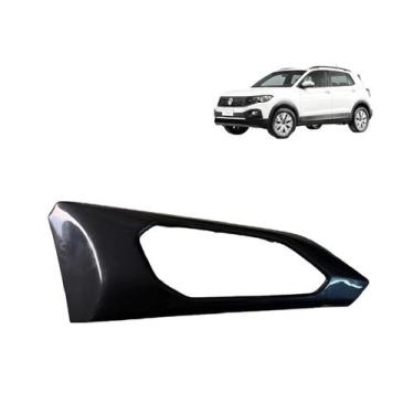 Imagem de Moldura Macaneta Interna Dianteira Direita Vw Tcross Preto - Volkswage