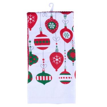 Imagem de Kit Toalha Prato Noel Cazza Branca
