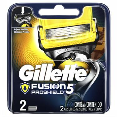 Imagem de Carga Para Aparelho De Barbear Gillette Fusion Proshield 2 unidades