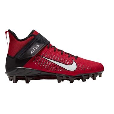 Imagem de Nike Chuteira masculina Alpha Menace Pro 2 D - Preto/Branco, 38, Universityred-white-black, 46