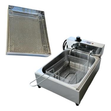 Imagem de Fritadeira Industrial Cuba 5l Sem Frente + Escorredor(110)