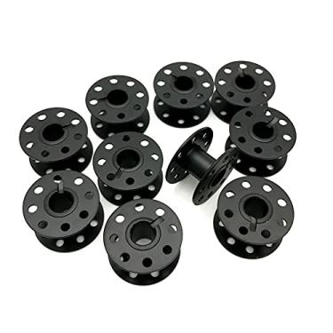 Imagem de Cutex Pacote com 10 peças compatíveis com bobina Meteal número 23500 para máquina de costura Singer 269W Class Bar-Tacker