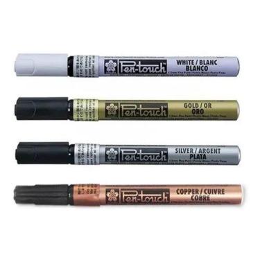 Imagem de 4X Caneta Pen-touch 1.0 Tipo Spray Cores Sakura