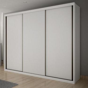 Imagem de Guarda Roupa Casal em MDF 3 Portas de Correr Palazzo Novo Horizonte, N