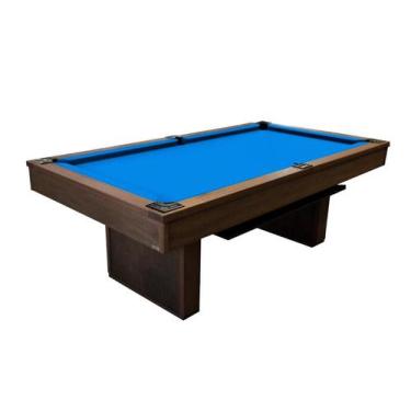 Imagem de Mesa de Sinuca e Jantar- 2,00x1,10 - Nelson Bilhares, Azul royal