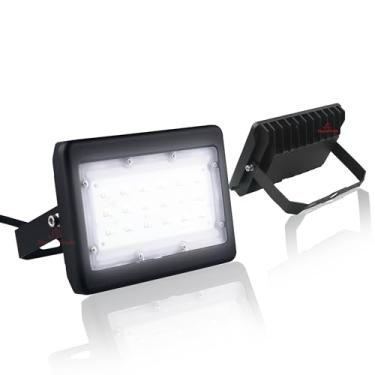 Imagem de RuggedGrade Holofote Led 90 W, Série Kivo Ii Cs, 13.050 Lúmens, Cor Selecionável 3000 K/4000 K/5000 K, Suporte De Segurança À Prova D'Água Para Ambientes Externos, Dlc 5.1 Premium