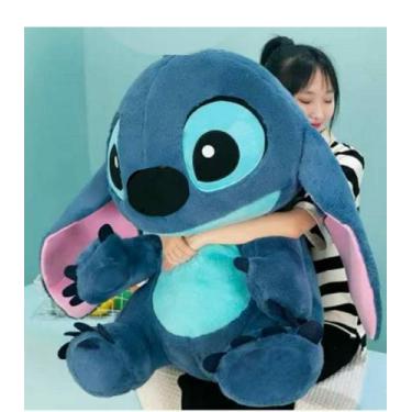 Imagem de Pelúcia Stitch Gigante, Azul - PELUCIA, Azul