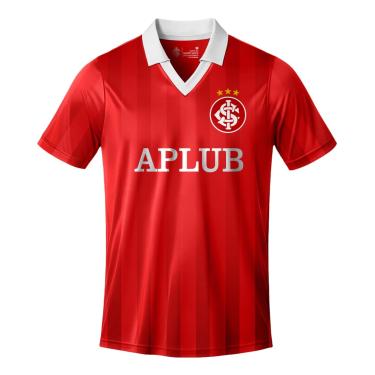 Imagem de Camiseta Internacional Retro 1988 Masculina, Vermelho, P