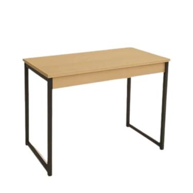 Imagem de Mesa Compacta para Escritório 90cm – Versátil (Madeira com Preto)