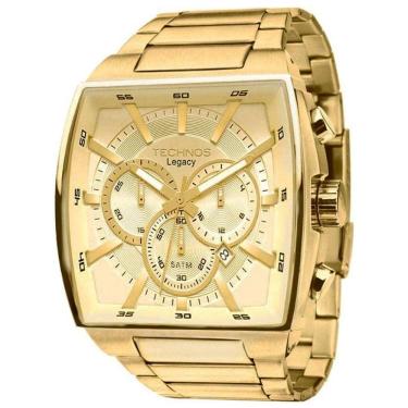 Imagem de Relógio TECHNOS Legacy masculino quadrado dourado JS25AL/4X