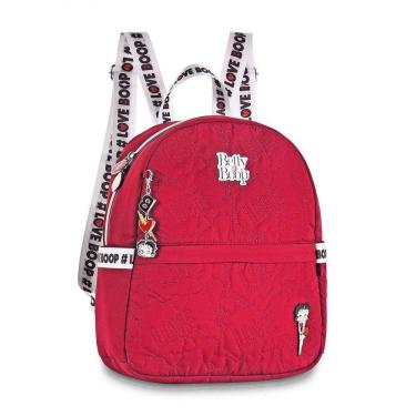 Imagem de Mini Mochila Betty Boop Feminina Bp2307 Moda Urbano Vermelha