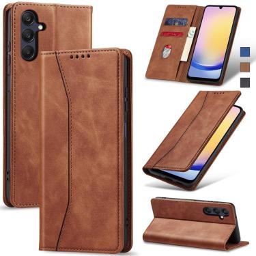 Imagem de Capa de telefone Jasonyu Flip Wallet em couro Samsung Galaxy A25 5G