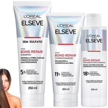 Imagem de Kit Bond Repair Tratamento Pré-Shampoo Novo Elseve Paris - Loreal Pari