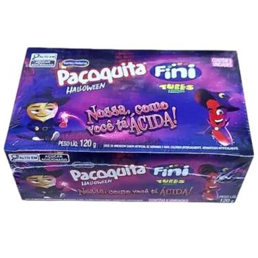 Imagem de Paçoquinha Paçoquita Santa Helena Halloween Fini Tubes Azedinhos 120g