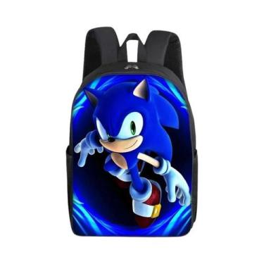 Imagem de Conjunto De Mochila Sonic Para Meninos E Meninas, Bolsa Escolar De Des