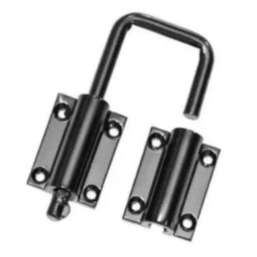 Imagem de Trava para Porta Camarão - Madeira, Preto