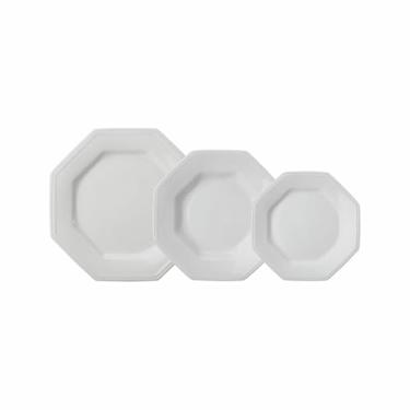 Imagem de Serviço de Baixela 12 Peças em Porcelana, Modelo Prisma, Octogonal, Porcelana Schmidt