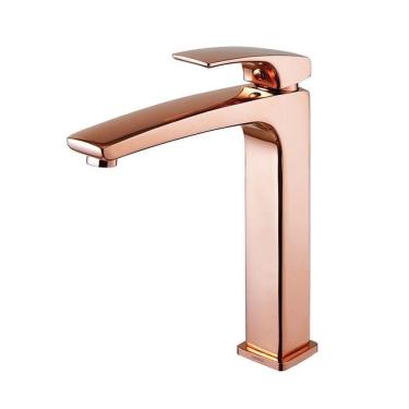 Imagem de Torneira Misturador Monocomando Lorenzetti LorenLive 2877 R89 de Bancada Rose Gold