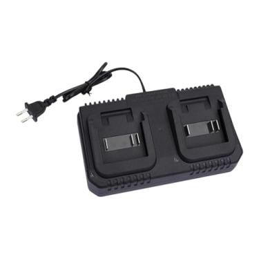 Imagem de ZGUZMCMK Proteção contra sobrecarga de bateria de 21 V, slots duplos, carregamento rápido e eficiente para furadeira elétrica e chave de impacto, 1.2a