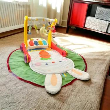 Imagem de Tapete de Atividades Infantil Musical com Piano e Andador 3 em 1 - Educativo e Interativo para Bebê com Luzes e Sons Divertidos, 5 Mobilis