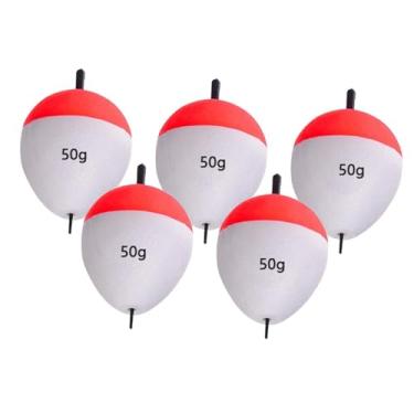 Imagem de UGPLM 5 peças de bóias de pesca, bóias de alta flutuabilidade, de espuma, conjunto para pesca de, peixe-gato e, 50g
