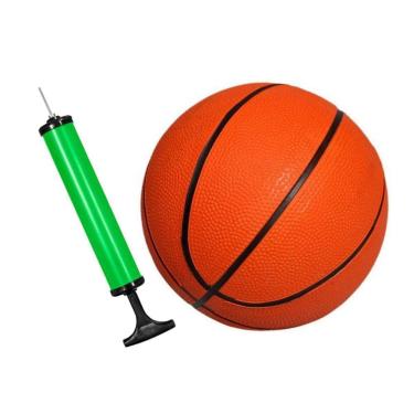 Imagem de Kit Bola De Basquete Oficial + Bomba De Ar Para Encher Bola