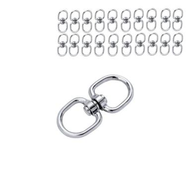 Imagem de 20 Destorcedor Cabresto Cavalo Aço Inox Corda Cães - Vet