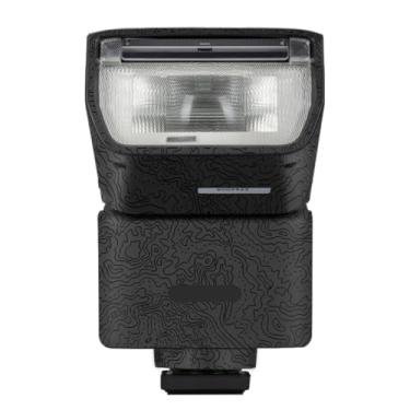 Imagem de HVL F28RM Anti-riscos Câmera Flash Vinil Wrap Skins Protector Coat Decalques para Sony HVL F28RM Wraps Cover Sticker (Contorno Preto)