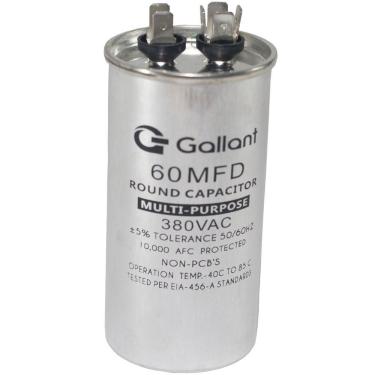 Imagem de Capacitor CBB65 Gallant 60MF +-5% 380 VAC - (GCP60S00A-IX380)