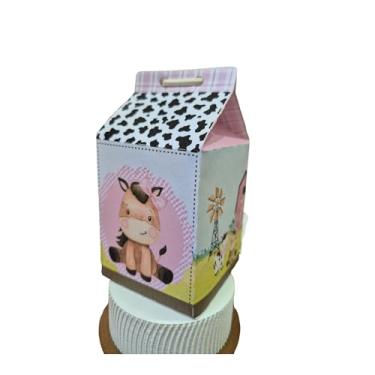 Imagem de Caixinhas para Doces Tema Fazendinha Decoração de Festa Infantil, Lembrancinha, Mesa de Doces Personalizada Kit 15 Unidades