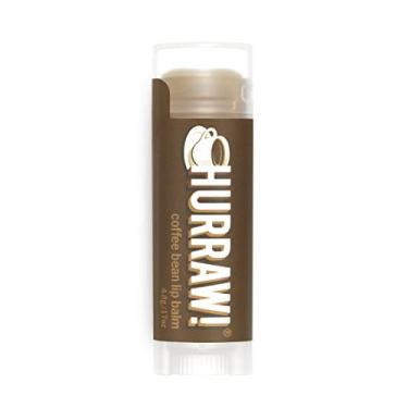 Imagem de Hurraw! Protetor labial de grão de café: orgânico, vegano certificado, sem crueldade e sem glúten. Sem OGM, ingredientes 100% naturais. Sem abelha, karité, soja e palma. Feito nos EUA