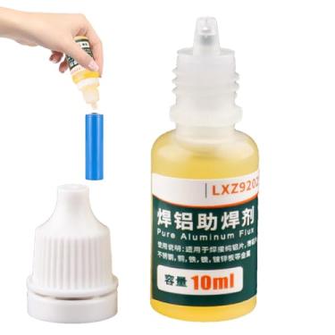 Imagem de Rrlihjgu Fluxo de soldagem de alumínio - 10ml Sem Solda de Alumínio 10ml - Suprimentos de soldagem para alumínio, cobre, bateria, estanho, ferro, chapas galvanizadas, aço inoxidável