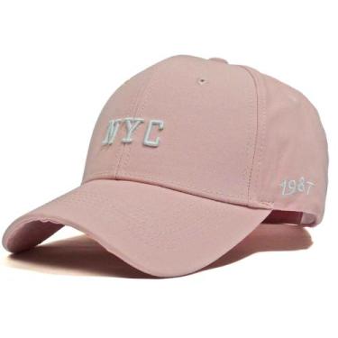 Imagem de Boné NYC 1987 Strapback de Aba Curva - Malissima, Rosa