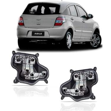 Imagem de Par placa circuito lanterba traseira agile 2010 2011 2012 2013 2014 - 