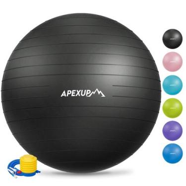 Imagem de Bola de ioga APEXUP Bola de exercício antiderrapante de estabilidade 6