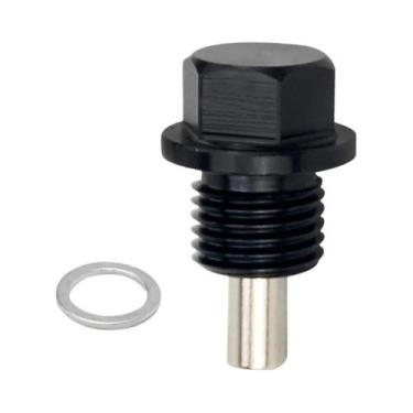 Imagem de Parafuso Magnético De Drenagem De Óleo De Alumínio M12x15 M12x125 M14x