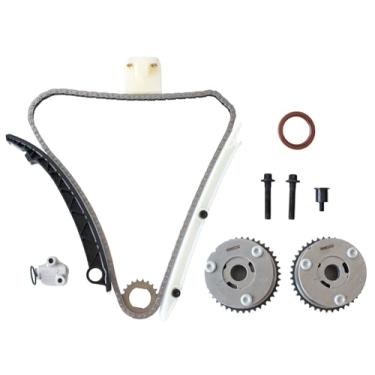 Imagem de AUCERAMIC Kit de corrente de distribuição 22HP47N ETCK2102 TK343 com engrenagens de roda dentada compatível com Buick Encore para Chevrolet Cruze Limited Sonic Trax L4 1.4L 1.6L Desg. do motor LUV/LUJ