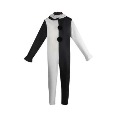 Imagem de Traje de Palhaço Assassino Preto e Branco - Cosplay para Festa (Femini