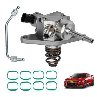 Imagem de Kit de bomba de combustível de alta pressão 12697966 GDI inclui 12626354 juntas de coletor de admissão com tubo de alimentação de combustível intermediário 12677004 adequado para Chevy Tahoe Silverado