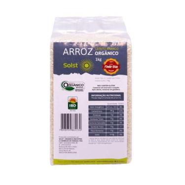 Imagem de Arroz Cateto Orgânico Branco (Tipo Japonês) Vácuo Solst 1 Kg