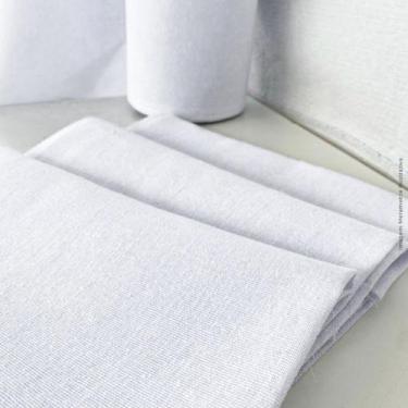 Imagem de Tecido Alvejado Pé de Galinha Branco 100 Algodão  Rolo 25 Metros Pano 