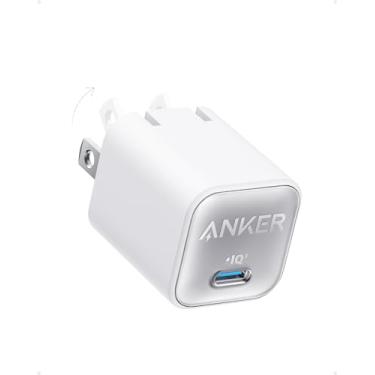 Imagem de Anker 511 Charger (Nano 3), Carregador USB C GaN 30W PPS Rápido, Compatível com iPhone 14/14 Pro/14 Pro Max/13 Pro/13 Pro Max, Galaxy, iPad (Cabo não incluso) - Aurora White