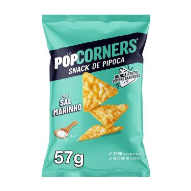 Imagem de Snack de Milho Sal Marinho PopCorners 57g Sem Glúten Assado
