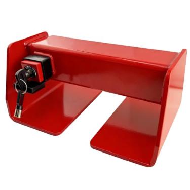 Imagem de Fechaduras de contêiner de transporte pesadas, fechaduras de caminhão semirreboque, travas de porta de reboque de segurança máxima com chaves mecânicas, acessórios de segurança de reboque de contêiner