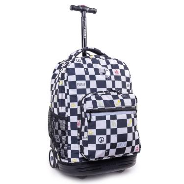 Imagem de Mochila com rodinhas J World Sunrise 18 para escola e viagens
