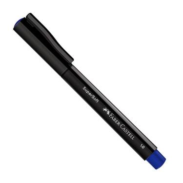 Imagem de Caneta hidr SuperSoft Azul 1.0mm BPSS/AZZF Faber-Castell