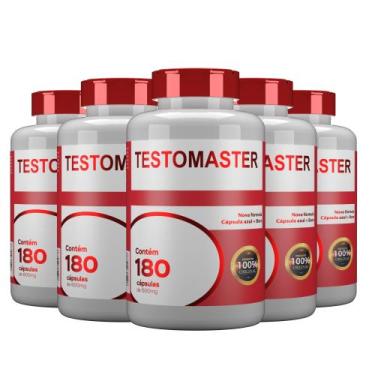 Imagem de 5X Testomaster 180Caps - Hf Suplementos